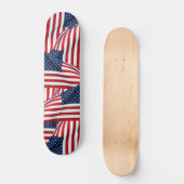 Amerikaanse vlag 2412 skateboard (Voorkant)