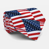 Amerikaanse vlag 2412 stropdas (Opgerold)