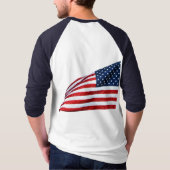 Amerikaanse vlag 2412 t-shirt (Achterkant)