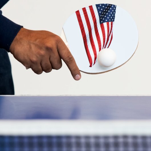 Amerikaanse vlag 2412 tafeltennisbatje (Insitu)