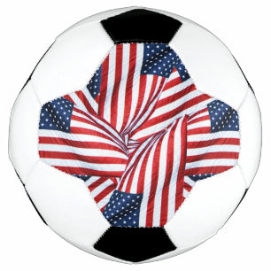 Amerikaanse vlag 2412 voetbal