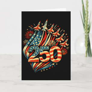 Amerikaanse Vlag 250 Jaar 1776-2026 250ste Verjaar Kaart