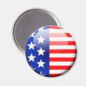 Amerikaanse vlag 2.0 magneet (Voorkant / Achterkant)
