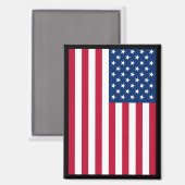 Amerikaanse vlag 2.0 magneet (Voorkant / Achterkant)