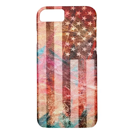 Amerikaanse vlag 2 Case-Mate iPhone case (Achterkant)