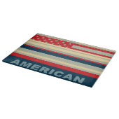 Amerikaanse vlag 2 snijplank (Hoek)