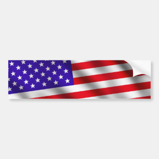 Amerikaanse vlag 3 bumpersticker