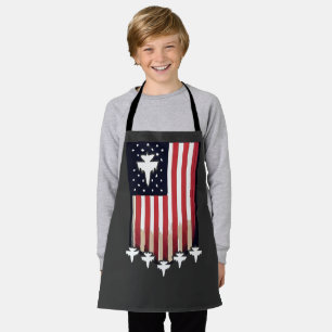 Amerikaanse vlag 4 juli-65079 schort
