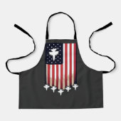 Amerikaanse vlag 4 juli-65079 schort (Voorkant)