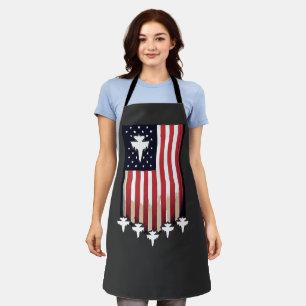 Amerikaanse vlag 4 juli-65079 schort