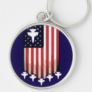 Amerikaanse Vlag 4 juli-65079 Sleutelhanger