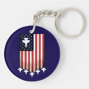 Amerikaanse Vlag 4 juli-65079 Sleutelhanger