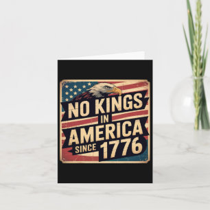 Amerikaanse vlag 4 juli Decor Geen koningen in Ame Kaart