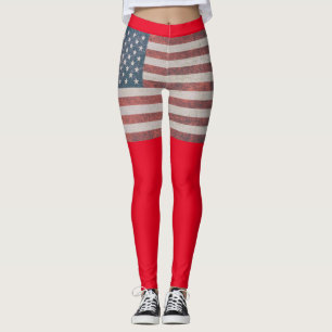 AMERIKAANSE VLAG 4 JULI JULI PANTS LEGGINGS