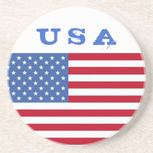 Amerikaanse Vlag 4 juli Onderzetter