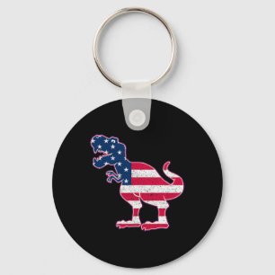 Amerikaanse Vlag 4 juli Patriottisch Jongens Cadea Sleutelhanger