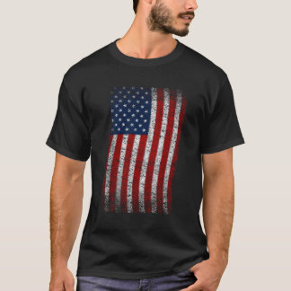 Amerikaanse vlag 4 juli Patriottische Amerikaanse T-shirt