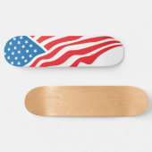 Amerikaanse vlag - 4 juli skateboard (Horizontaal)