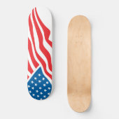 Amerikaanse vlag - 4 juli skateboard (Voorkant)