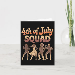 Amerikaanse vlag 4 juli Squad Jongens Meisjes Inde Kaart