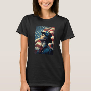 Amerikaanse Vlag 4 juli Vrijheid Veteranen En Patr T-shirt