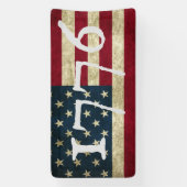 Amerikaanse vlag 4e partij: 1776 juli spandoek (Verticaal)