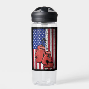  Amerikaanse vlag 4th van juli Boksen Waterfles