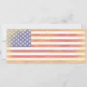  Amerikaanse Vlag 4th van juli Party Ticket Kaart (Achterkant)