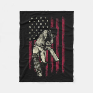  Amerikaanse vlag 4th van juli T-shirt cadeau Fleece Deken