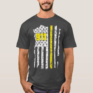 Amerikaanse vlag 911 Exploitant verzender T-shirt