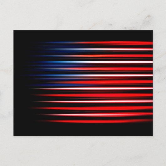 Amerikaanse vlag Abstract gestreept Briefkaart (Voorkant)