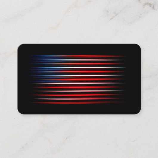 Amerikaanse vlag Abstract gestreept Visitekaartje (Voorkant)