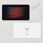 Amerikaanse vlag Abstract gestreept Visitekaartje (Voorkant / Achterkant)