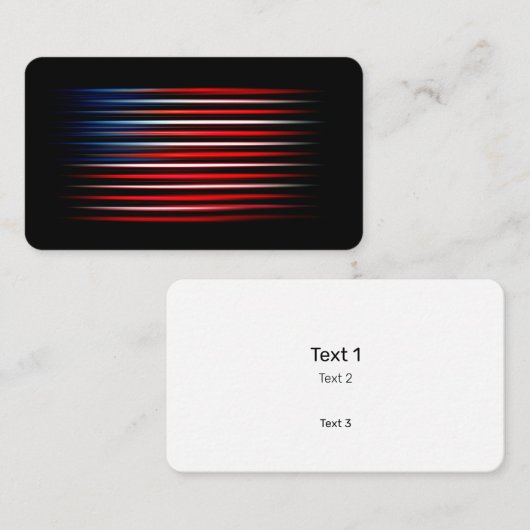 Amerikaanse vlag Abstract gestreept Visitekaartje (Voorkant / Achterkant)