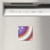 Amerikaanse vlag Abstract Magneet (Insitu (Vaatwasser))