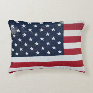 Amerikaanse vlag accent kussen