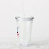 Amerikaanse vlag acryl drinkbeker (Links)