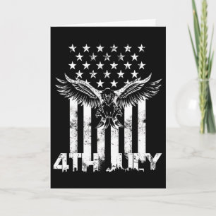 Amerikaanse Vlag Adelaar 4 juli Onafhankelijkheids Kaart