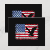 Amerikaanse Vlag Adelaar VS (Voorkant / Achterkant)