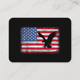 Amerikaanse Vlag Adelaar VS Visitekaartje