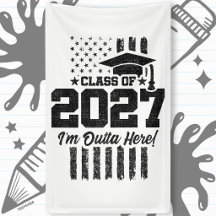 Amerikaanse Vlag Afstuderende Jaargang 2027