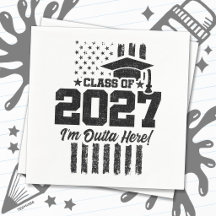 Amerikaanse Vlag Afstuderende Jaarklas 2027