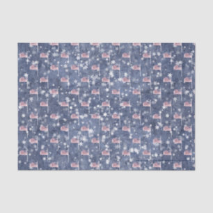 Amerikaanse vlag Aglow, ster spangled tissue papie Tissuepapier