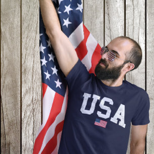 Amerikaanse vlag Amerika juli 4de Patriottische Am T-shirt