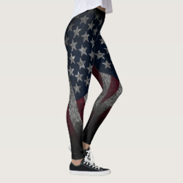 Amerikaanse vlag, Amerika, patriottisch, oud glori Leggings