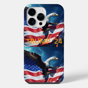 Amerikaanse vlag Amerikaanse adelaar TRUMP 2024 iPhone 14 Pro Max Hoesje