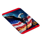 Amerikaanse vlag Amerikaanse adelaar TRUMP 2024 Magneet (Rechterzijde)