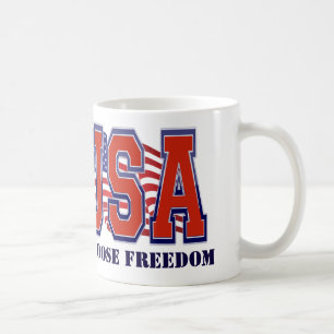Amerikaanse vlag Amerikaanse Freedom Patriotic Koffiemok