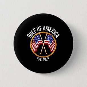 Amerikaanse vlag Amerikaanse Golf Ronde Button 5,7 Cm