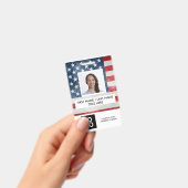 Amerikaanse vlag Amerikaanse naam van aangepaste w Badge (Handheld)